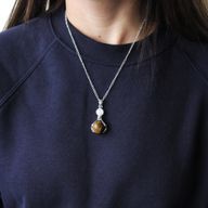 Pendentif Mains Guérisseur Pierres Précieuses - Améthyste
