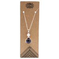 Pendentif Mains Guérisseur Pierres Précieuses - Améthyste