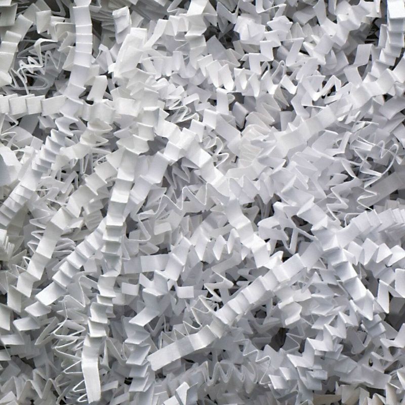 Frisure de Papier ZigZag de Luxe - Blanc (1KG)