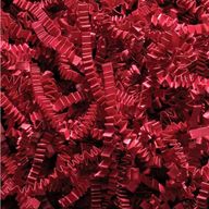 Frisure de Papier ZigZag de Luxe - Rouge profond (1KG)