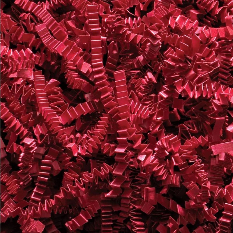 Frisure de Papier ZigZag de Luxe - Rouge profond (1KG)
