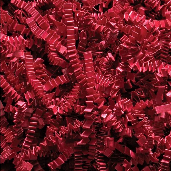 Frisure de Papier ZigZag de Luxe - Rouge profond (1KG)