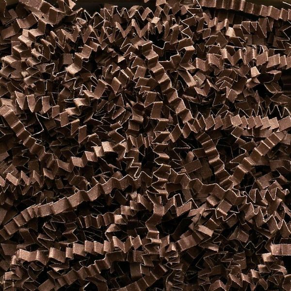 Frisure de Papier ZigZag de Luxe - Chocolat (1KG)
