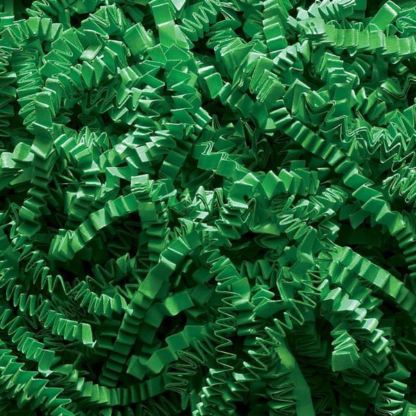 Frisure de Papier ZigZag de Luxe - Vert (1KG)