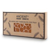 Coussin pour les yeux en coton naturel lavande et Juco dans une boîte cadeau - Girafe de Madagascar