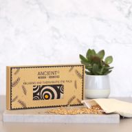Coussin pour les yeux en coton naturel lavande et Juco dans une boîte cadeau - Illusion