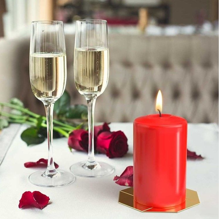 Bougie Pilier 60x100mm - Rouge