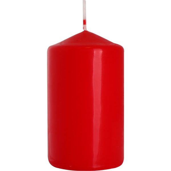 Bougie Pilier 60x100mm - Rouge