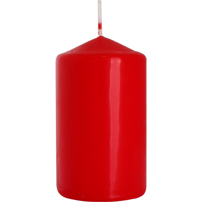 Bougie Pilier 60x100mm - Rouge
