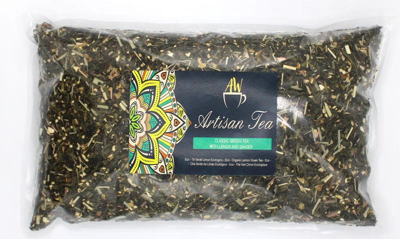 Thé Vert BIO Classique au Citron et Gingembre 1Kg