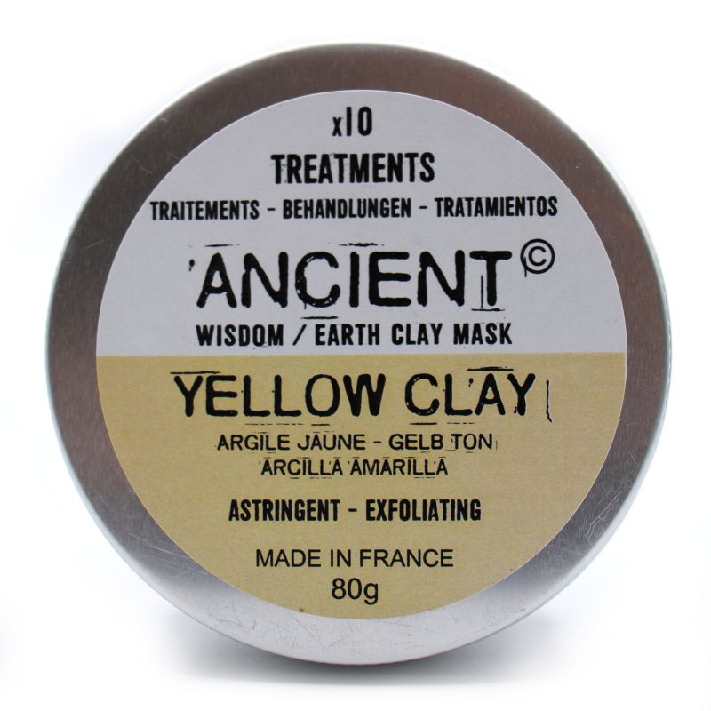 Masque Visage Jaune - Argile 80g
