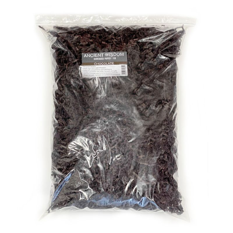 Frisure de Papier ZigZag  de Luxe - Chocolat (1KG)