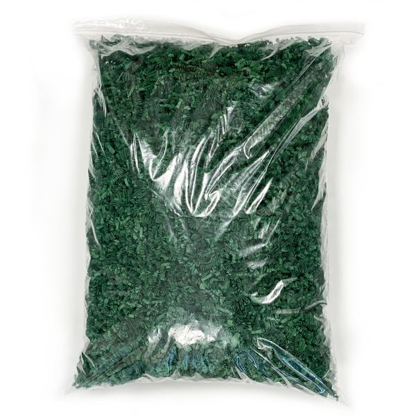 Frisure de Papier ZigZag de Luxe - Vert Forêt (1KG)