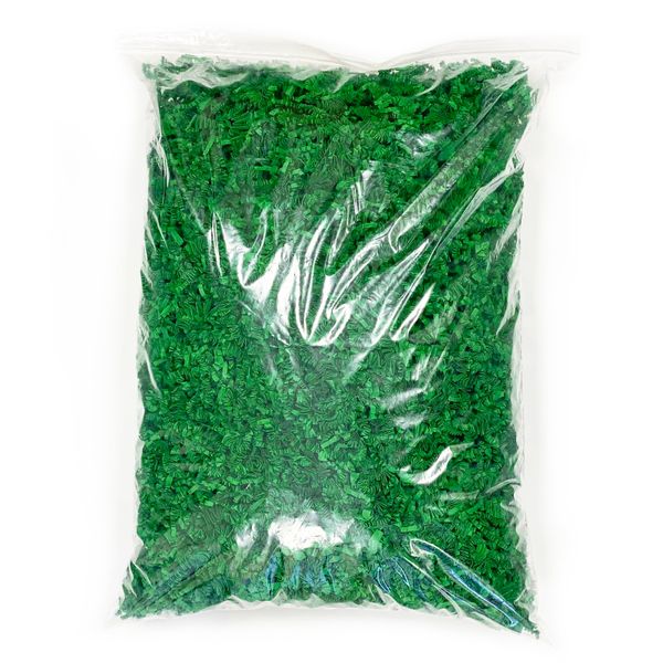 Frisure de Papier ZigZag de Luxe - Vert (1KG)