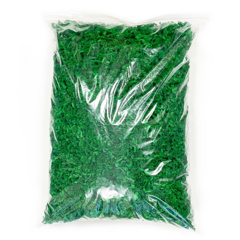 Frisure de Papier ZigZag de Luxe - Vert (1KG)