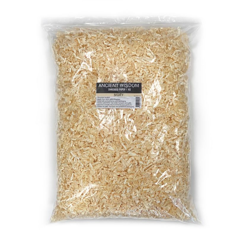 Frisure de Papier ZigZag  de Luxe - Ivoire (1KG)