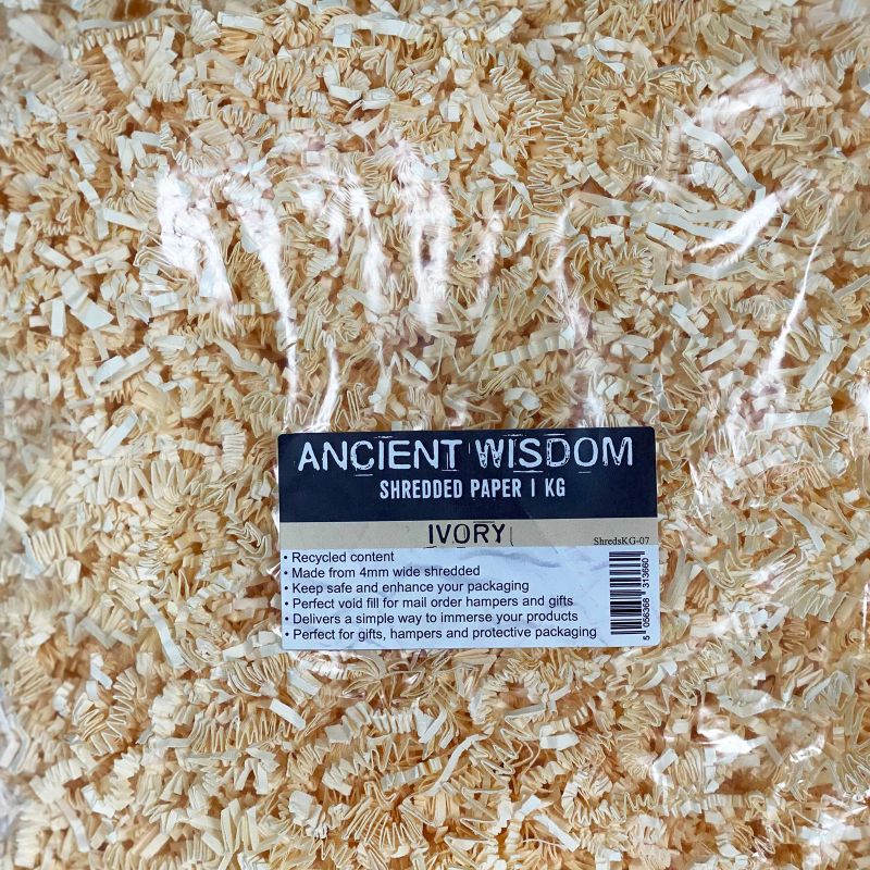 Frisure de Papier ZigZag  de Luxe - Ivoire (1KG)