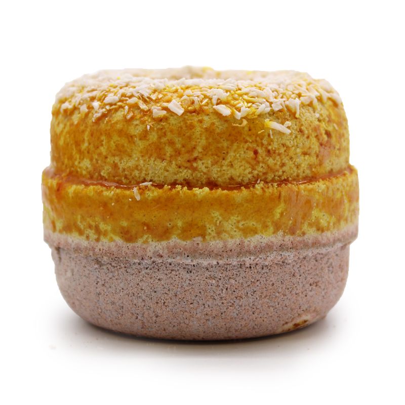 Donuts de bain à la cannelle et à la vanille
