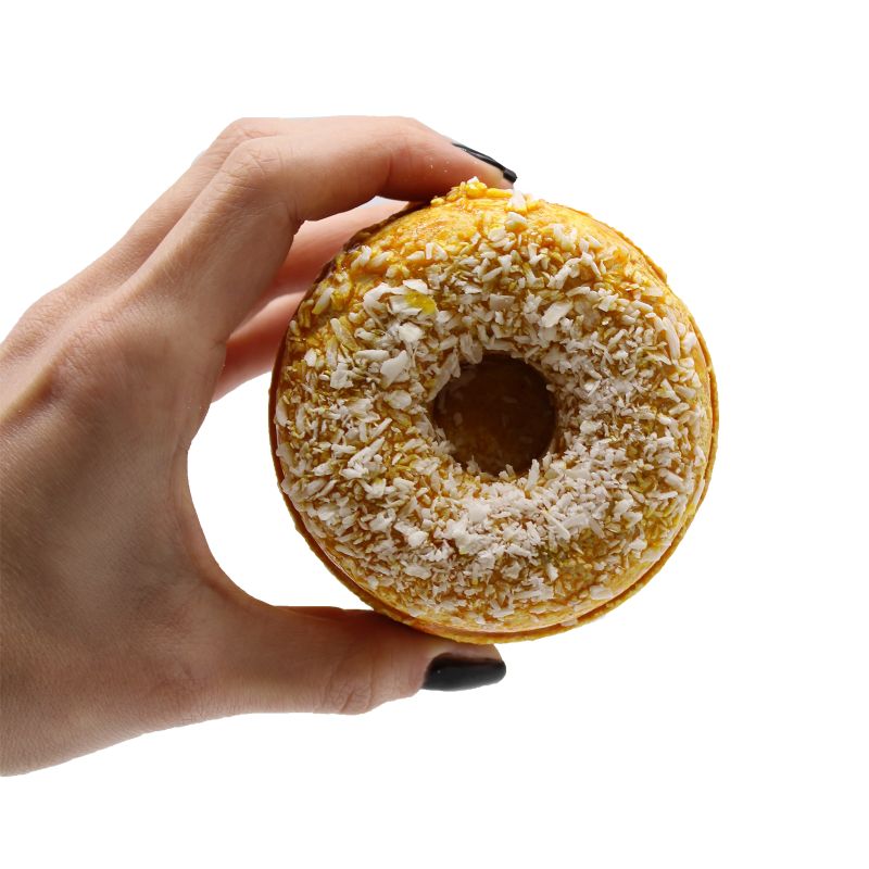 Donuts de bain à la cannelle et à la vanille