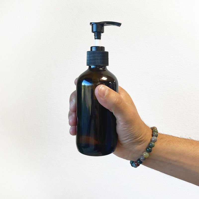 Bouteilles Ambre - 250ml avec Pompe