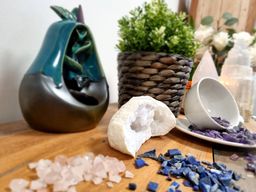 Eclats de pierres précieuses de quartz clair en vrac - 1KG