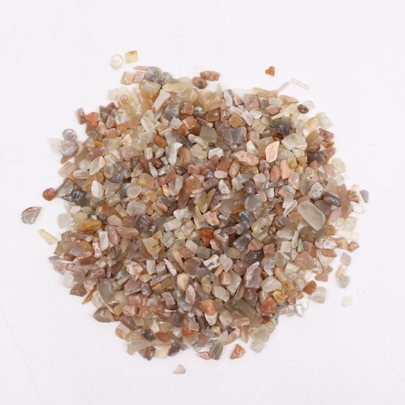 Eclats de pierres précieuses de pierre de lune en vrac - 1KG