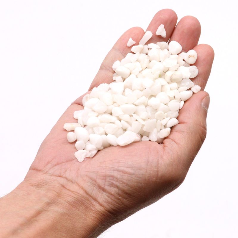 Eclats de pierres précieuses de quartz blanc en vrac - 1KG
