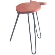Support pour Plante Forme Poisson en Bois Albésia - Terre Cuite