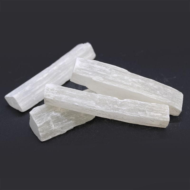 Bâton Sélénite Cristal Brut - Pierre Naturelle 7-10 cm
