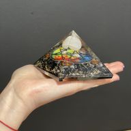 Pyramide Orgonite - Pentagone de Minuit - 70mm