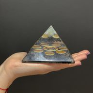 Pyramide Orgonite - Minuit Om Chakra - 90mm