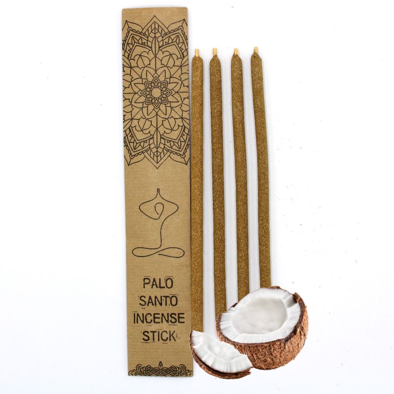 Large bâtons d'encens Palo Santo - Noix de coco