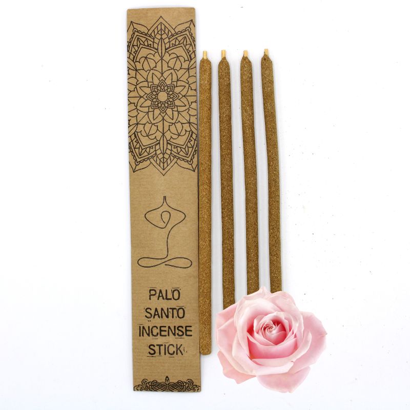 Large bâtons d'encens Palo Santo - Roses