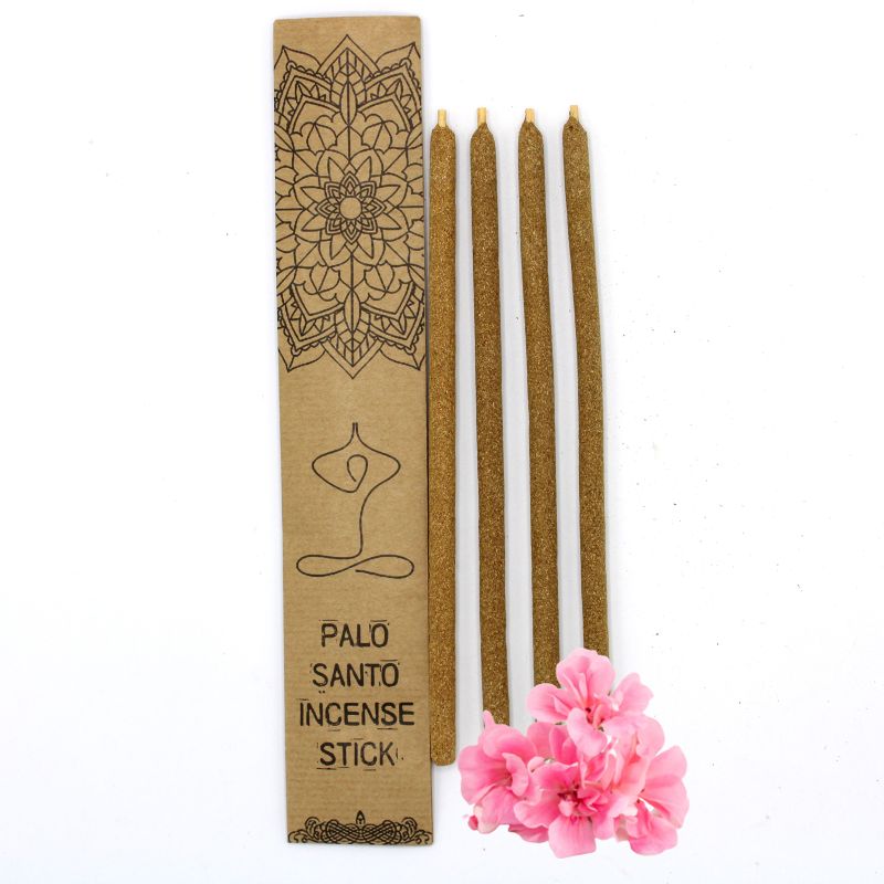 Large bâtons d'encens Palo Santo - Fleurs fraîches