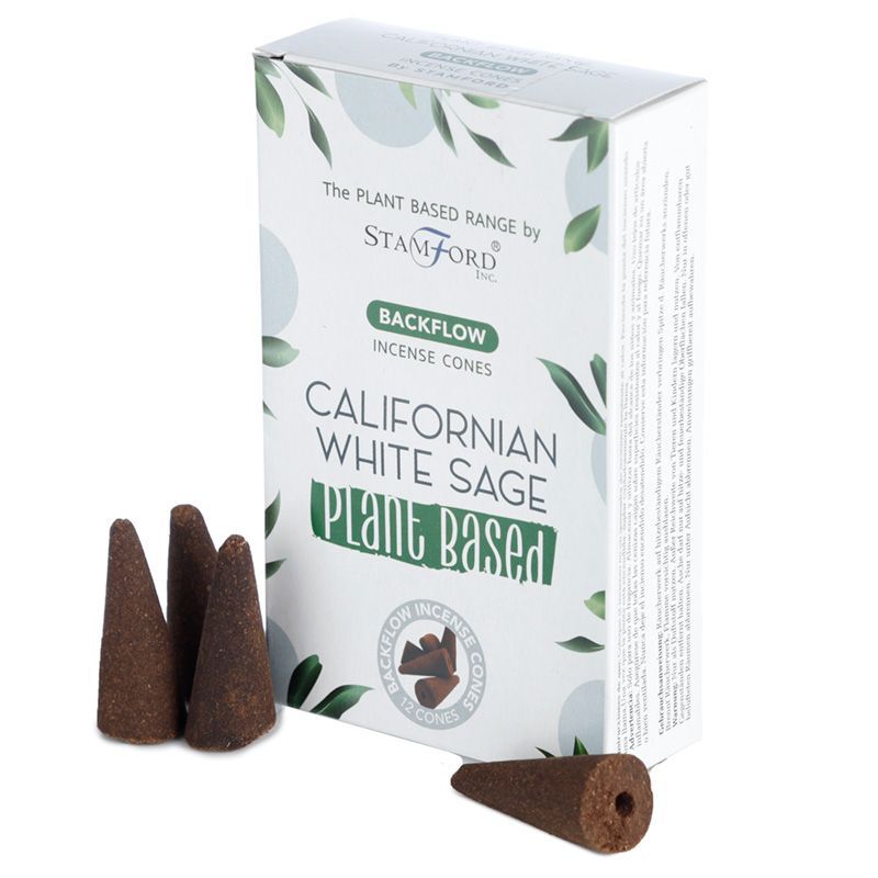 Cônes d'encens à base de plantes - Sauge blanche de Californie