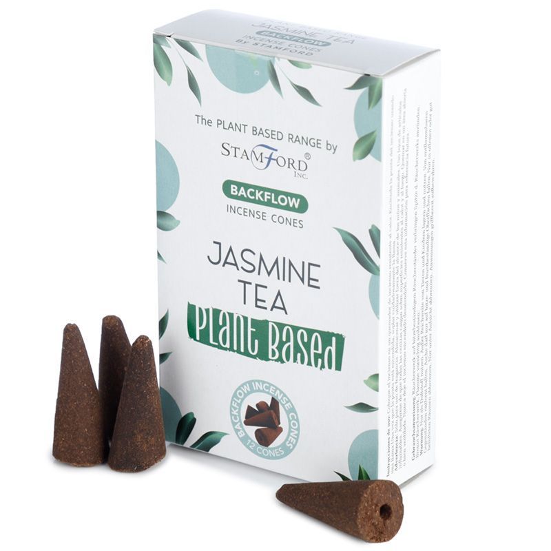 Cônes d'encens à base de plantes - Thé au jasmin