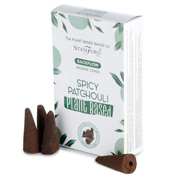 Cônes d'encens à base de plantes - Patchouli épicé