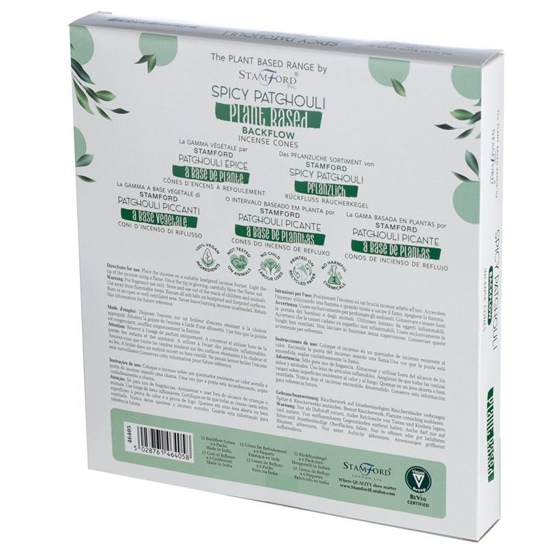 Cônes d'encens à base de plantes - Patchouli épicé