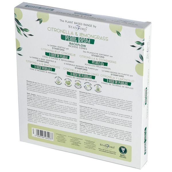 Cônes d'encens à base de plantes - Citron & Citronnelle