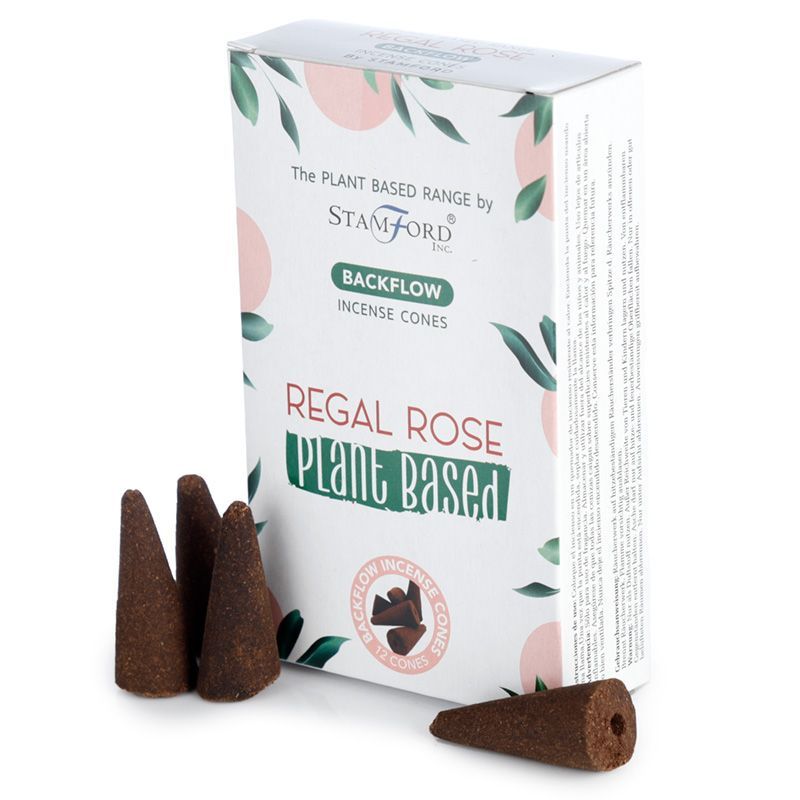 Cônes d'encens à base de plantes - Regal Rose