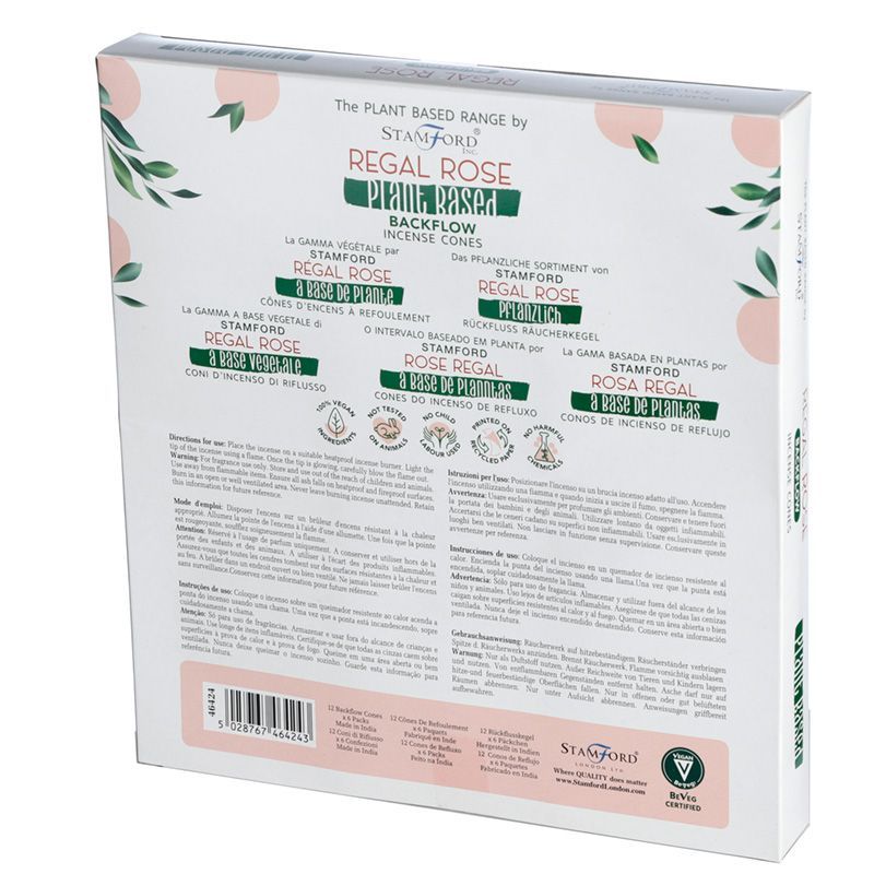 Cônes d'encens à base de plantes - Regal Rose