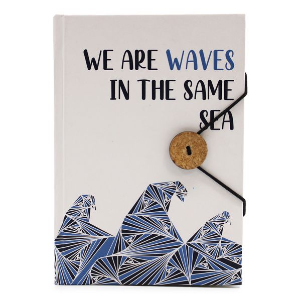 Petit Carnet à Bandoulière - Vagues Dans la Même Mer