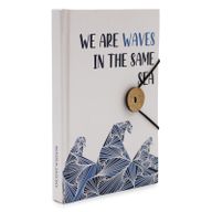 Petit Carnet à Bandoulière - Vagues Dans la Même Mer