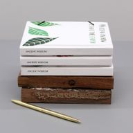 Petit Carnet à Bandoulière - Feuilles Sur Le même Arbre