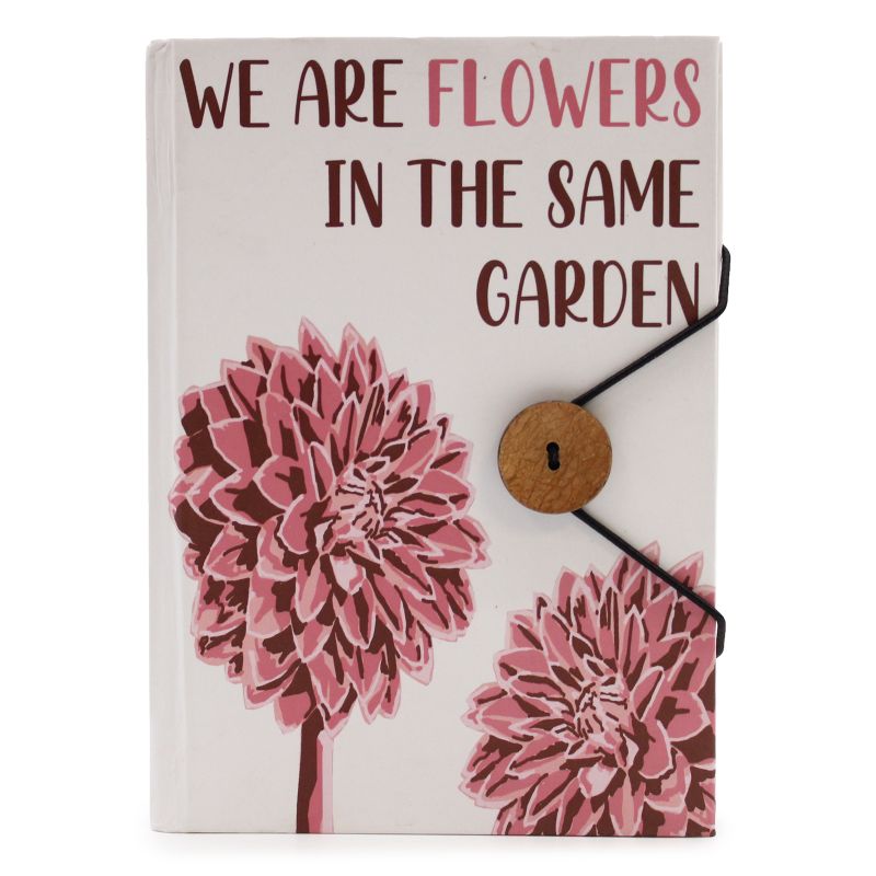 Petit Carnet à Bandoulière - Fleurs du Même Jardin
