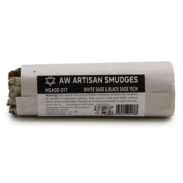 Bâton de maculage- Sauge Blanche & Noire 10cm