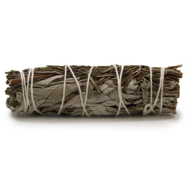 Bâton de maculage -Sauge Blanche & Romarin 10cm