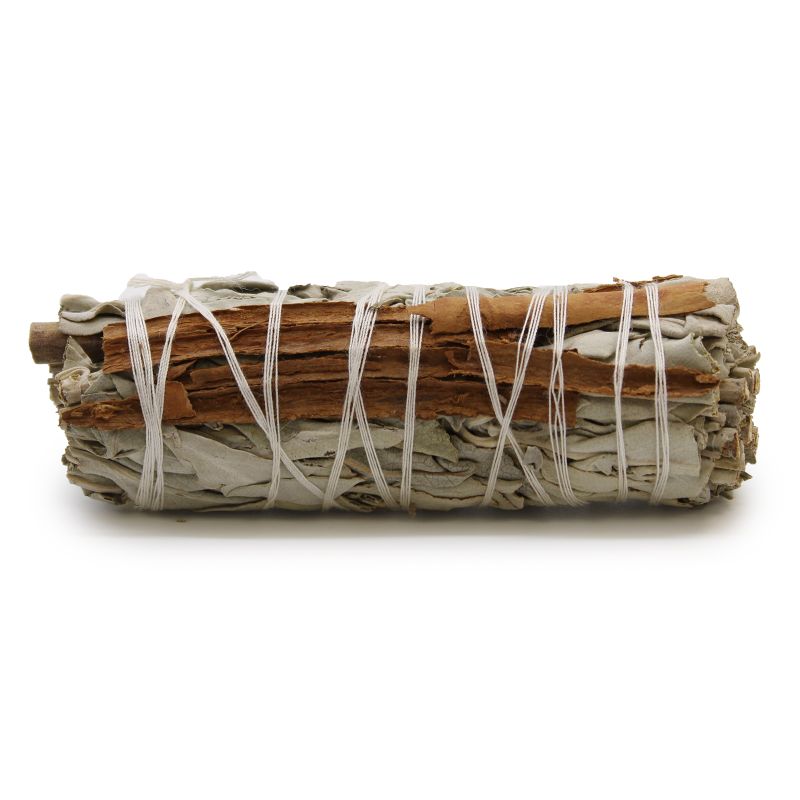 Bâton de maculage - Sauge Blanche & Cannelle 10cm