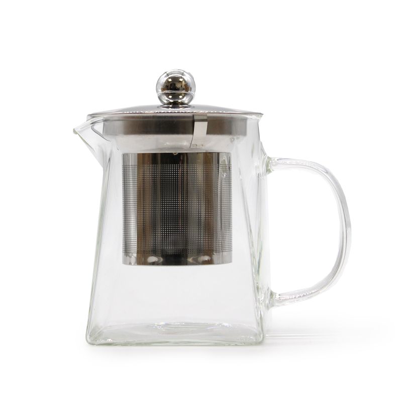 Théière à Infusion en Verre - Forme de Tour - 350ml