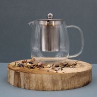 Coffret Cadeau Théière Infuseur en Verre - Contemporain - 550 ml
